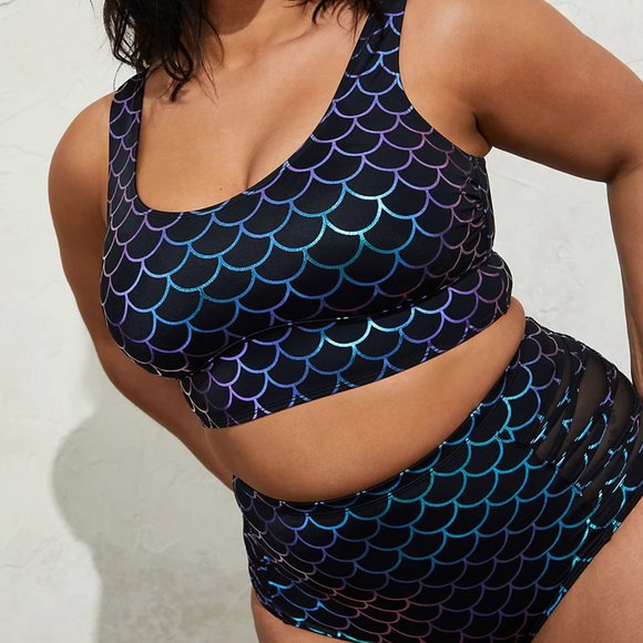 torrid Other - Torrid Mermaid High Waist Swim Bathing Suit Bikini